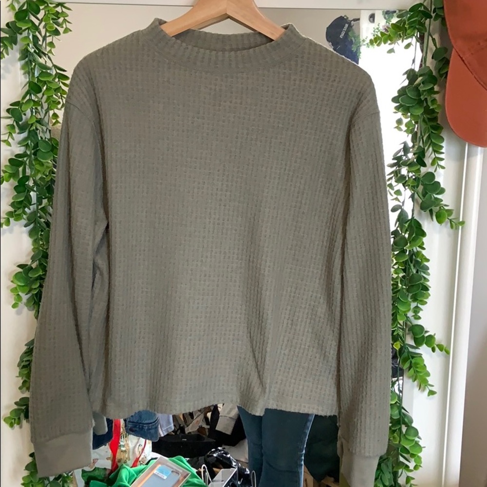 Mock neck long sleeve